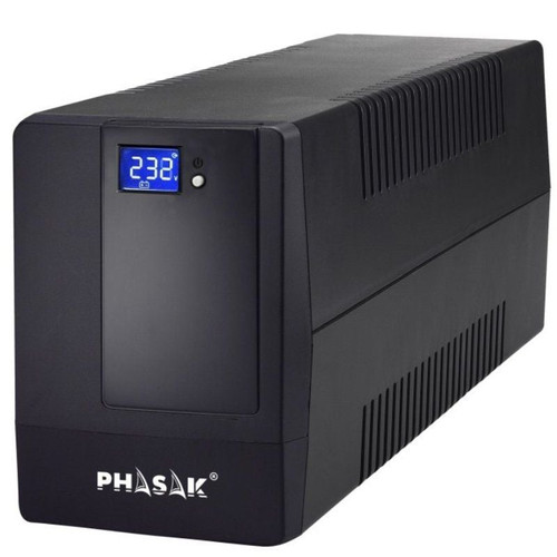 PHASAK SAI Esential 650VA Interactivo con pantalla LCD-SX19 PHASAK SAI Esential 650VA Interactivo con pantalla LCD